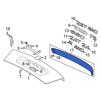 Volvo OE - Rear Upper Spoiler