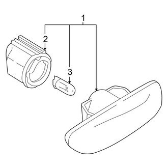 Volvo OE - Front Lamps - Side Repeater Lamps