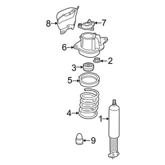 Volvo OE - Rear Suspension - Shocks & Components (2.4T / AWD AWD)