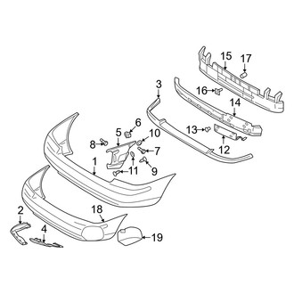 Volvo OE - Rear Bumper - Bumper & Components (2.4 / 2.5T / 2.5T AWD / R)