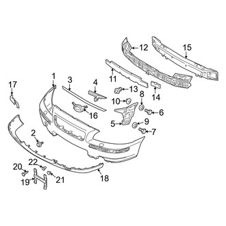 Volvo OE - Front Bumper & Grille - Bumper & Components (W/O Headlamp Washers), (T5)