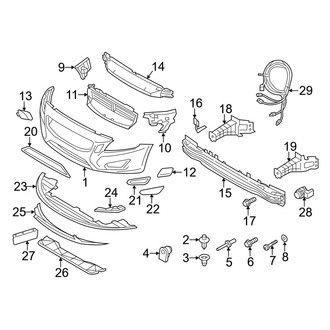 Volvo OE - Front Bumper & Grille - Bumper & Components (T6)