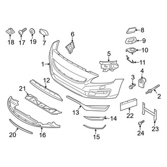 Volvo OE - Front Bumper & Grille - Bumper & Components (Bumper Cover & Trim)