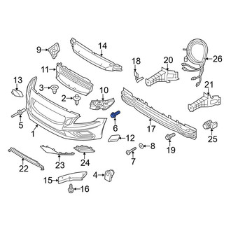 Volvo OE - Front Bumper Cover Bolt