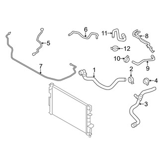 Volvo OE - Cooling - Hoses & Lines (2.5L)