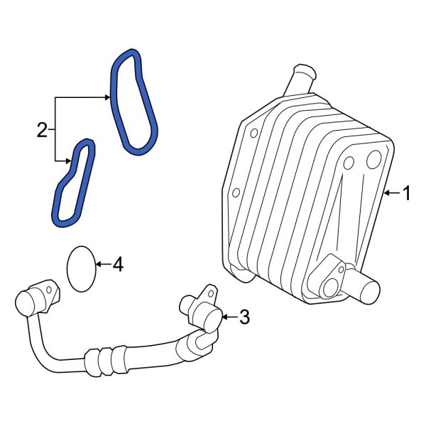 Engine Oil Cooler Gasket Set