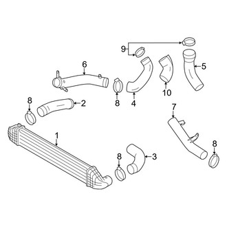 Volvo OE - Cooling - Intercooler (3.0L)