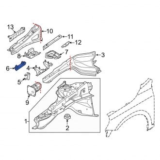 Volvo S60 Replacement Chassis Frames & Rails - CARiD.com