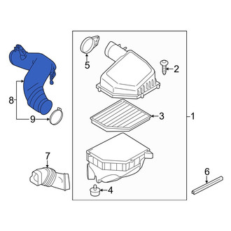 Volvo OE - Engine Air Intake Hose
