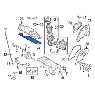 Volvo OE - Upper Engine Valve Cover Gasket
