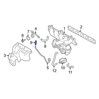Volvo OE - Turbocharger Coolant Line
