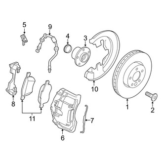 Volvo OE - Front Suspension - Brake Components (T5 / T6)