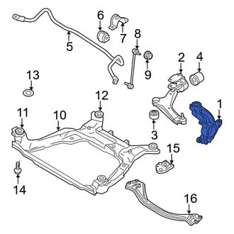 Volvo OE - Front Right Steering Knuckle