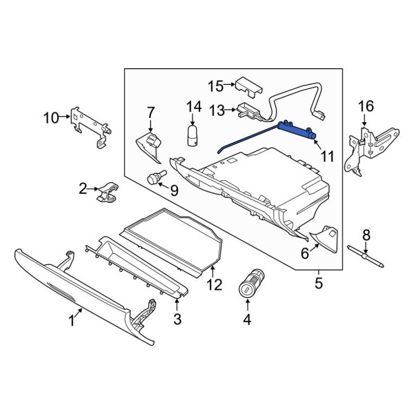 Glove Box Support