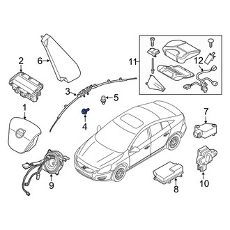 Volvo OE - Curtain Air Bag Screw