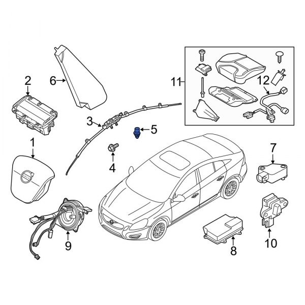 Curtain Air Bag Clip