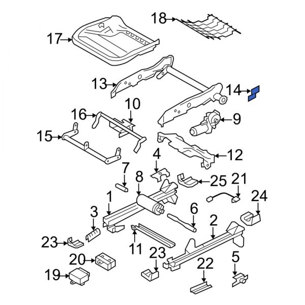 Seat Frame Bracket