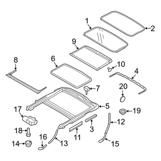 Volvo OE - Roof - Sunroof