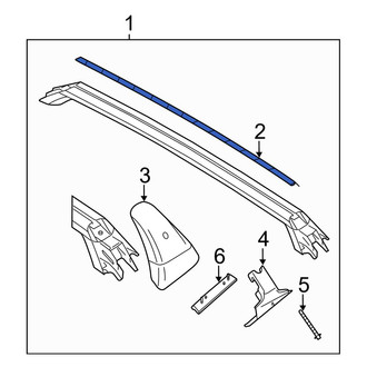 Volvo OE - Roof Rack Cover
