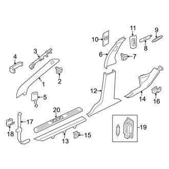 Volvo OE - Pillars, Rocker & Floor - Interior Trim