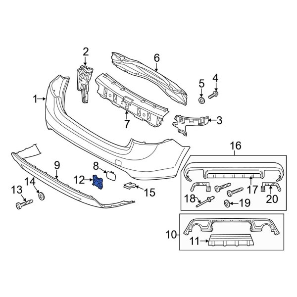 Valance Panel Bracket