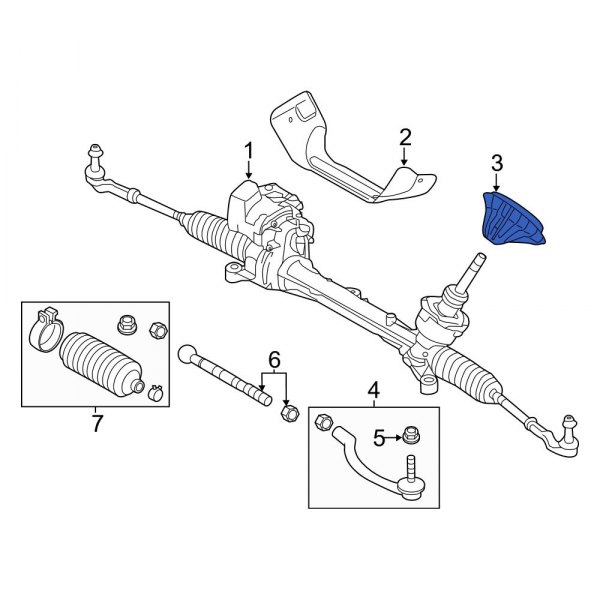 Rack And Pinion Pinion Seal