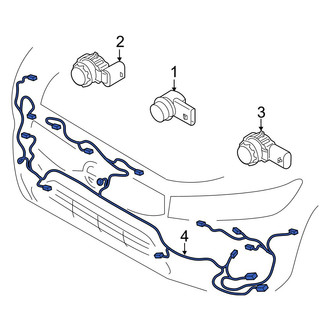 Volvo OE - Front Parking Aid System Wiring Harness