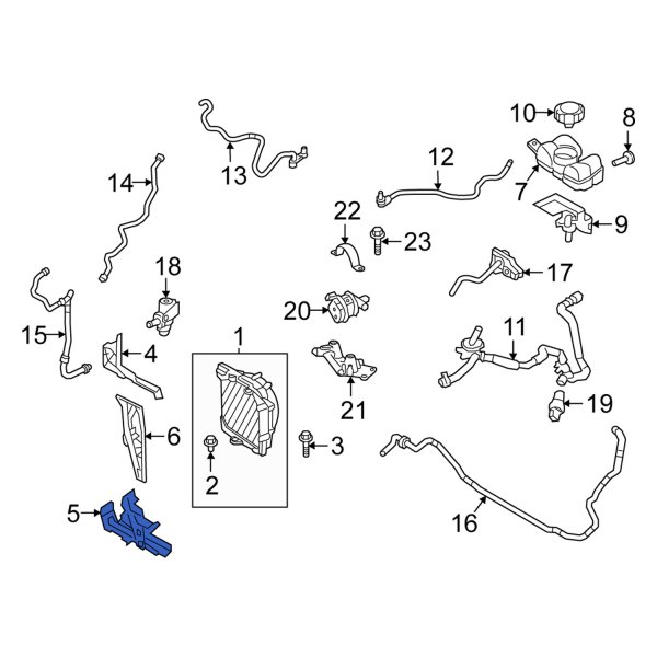 Radiator Mount Bracket