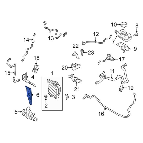 Radiator Mount Bracket