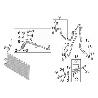 Volvo OE - A/C Evaporator Core O-Ring