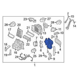 Volvo OE - HVAC Air Inlet Housing