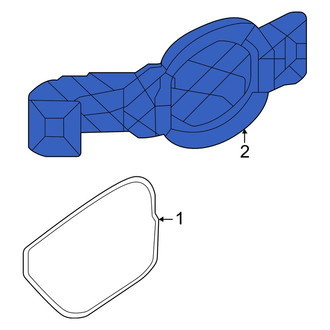Volvo OE - Front Drive Motor Battery Pack Charging Port Pocket
