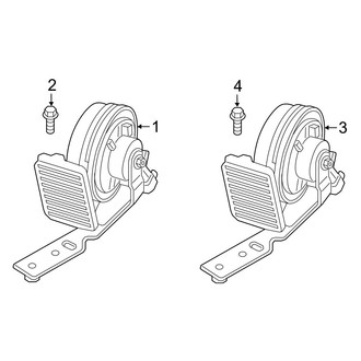 Volvo OE - Electrical - Horn (B5 Core / B5 Plus / B5 Ultimate / T8 Recharge Plus / T8 Recharge Polestar / T8 Recharge Ultimate)
