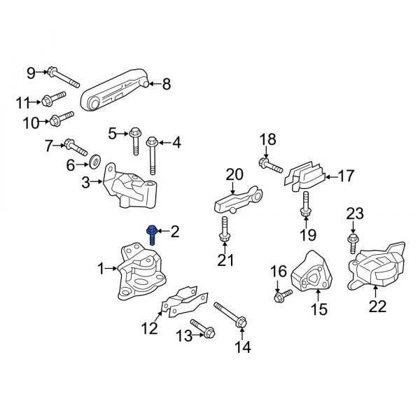 Engine Mount Bolt