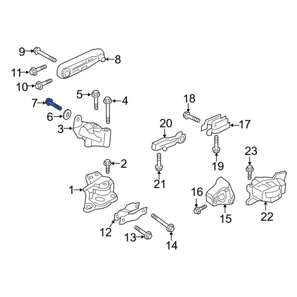 Engine Mount Bolt