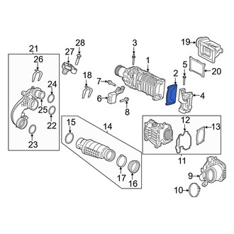 Volvo OE - Supercharger Gasket