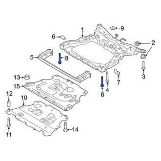 Volvo OE - Bumper Impact Bar Bolt
