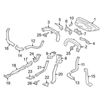 Volvo OE - Instrument Panel - Ducts (Ducts & Connectors)
