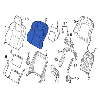 Volvo OE - Front Right Seat Back Cushion