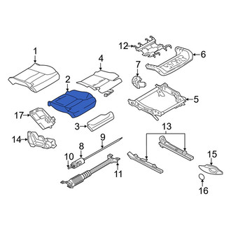 Volvo OE - Front Right Forward Seat Cushion Foam