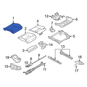 Volvo OE - Front Right Seat Cover