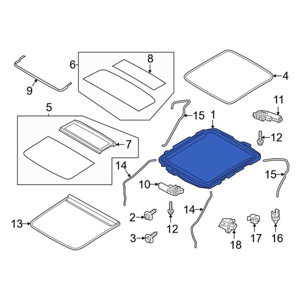 Sunroof Frame