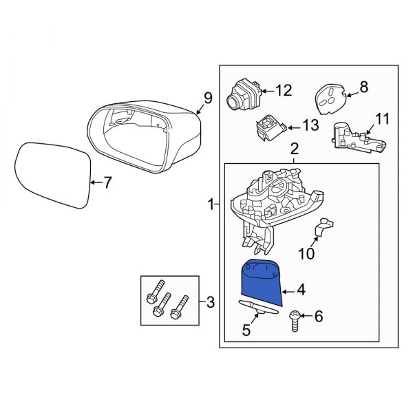 Door Mirror Cover