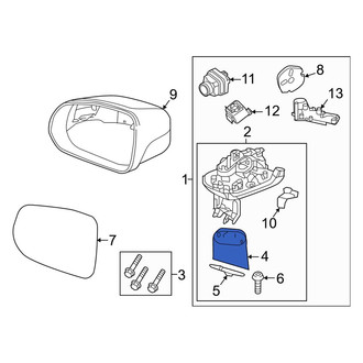 Volvo OE - Front Left Door Mirror Cover