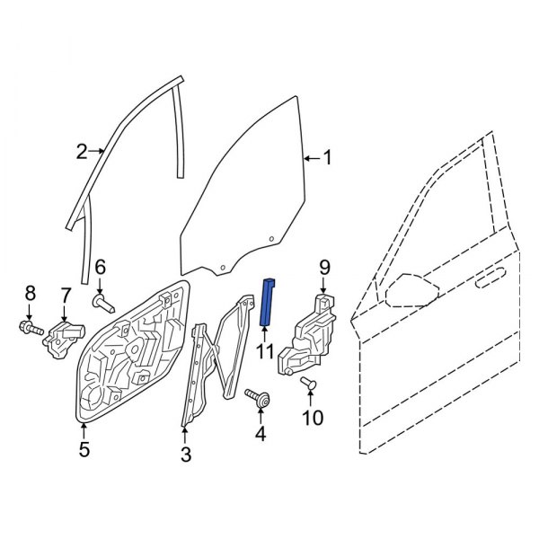 Door Panel Carrier Seal