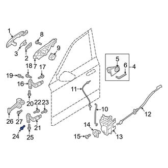 Volvo OE - Lower Door Hinge Bolt