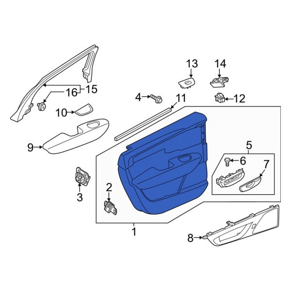 Door Interior Trim Panel