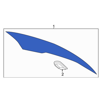 Volvo OE - Rear Back Glass