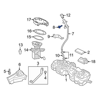Volvo OE - Fuel Filler Neck Bolt