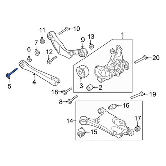 Volvo OE - Alignment Camber Adjusting Eccentric Bolt
